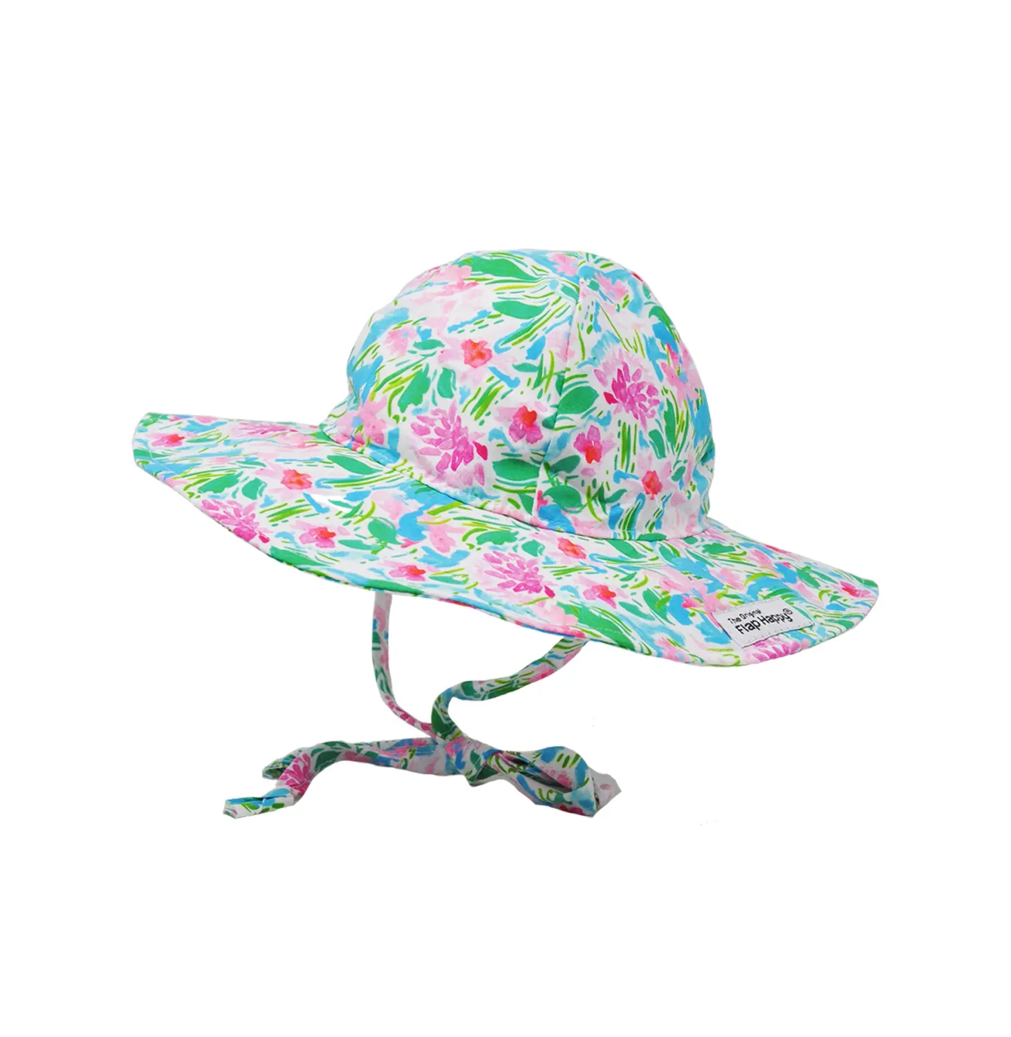 Flap Happy Lotus &amp; Lilies Floppy Hat