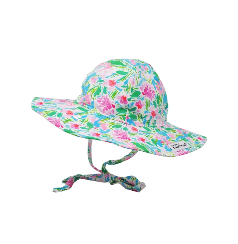 Flap Happy Lotus &amp; Lilies Floppy Hat