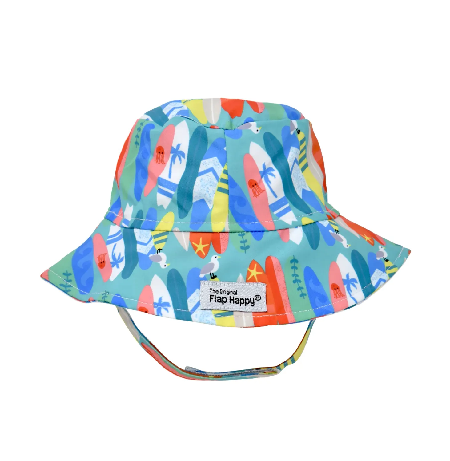 Flap Happy Surfing Safari Bucket Hat