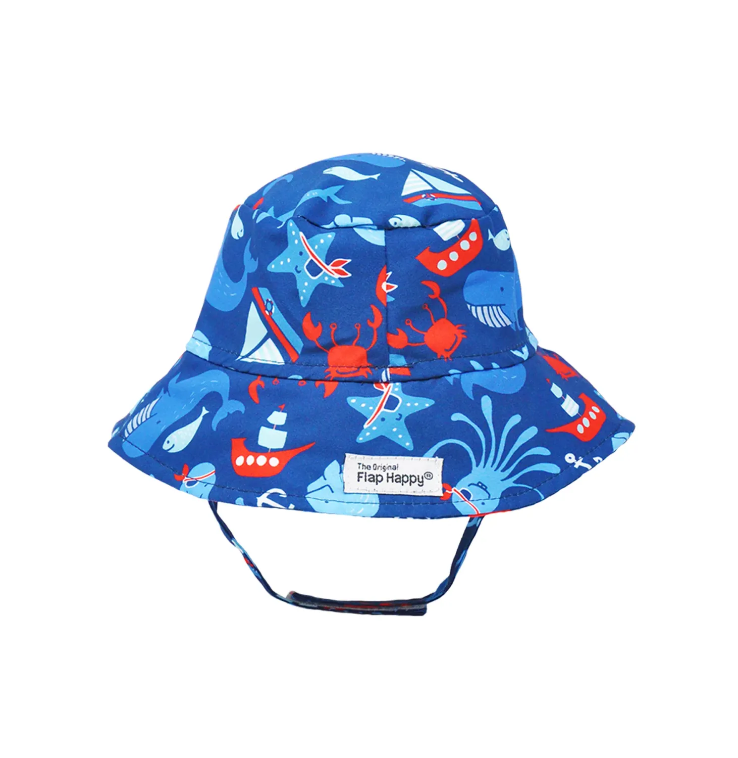 Flap Happy Nautical Fun Bucket Hat