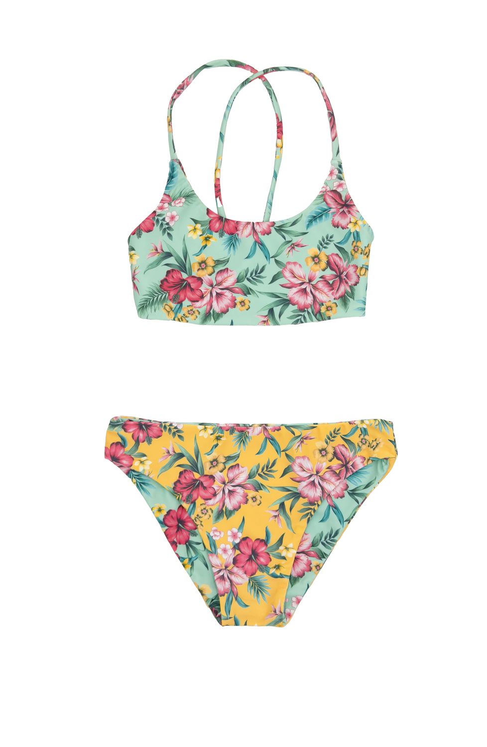 FEATHER 4 ARROW WAVERLY REVERSIBLE BIKINI BEACH GLASS