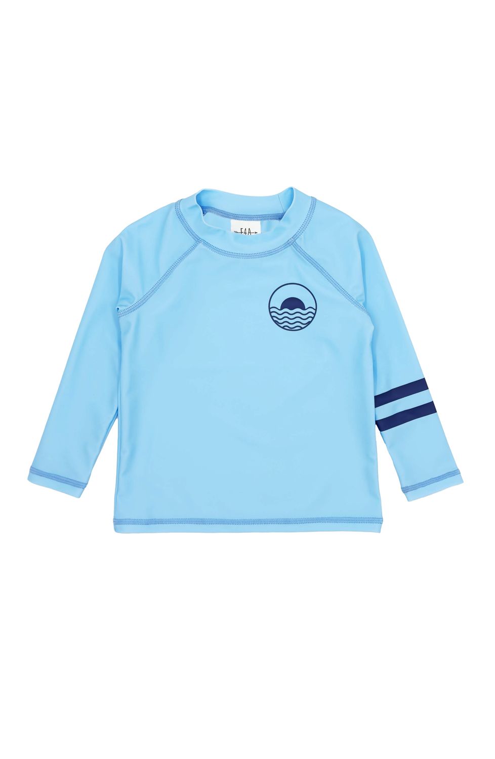 FEATHER 4 ARROW ICON L/S BABY RASHGUARD CRYSTAL BLUE