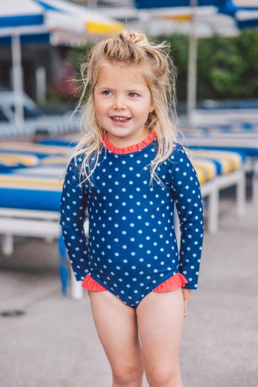 FEATHER 4 ARROW FRILL CHASER SURF SUIT TWILIGHT