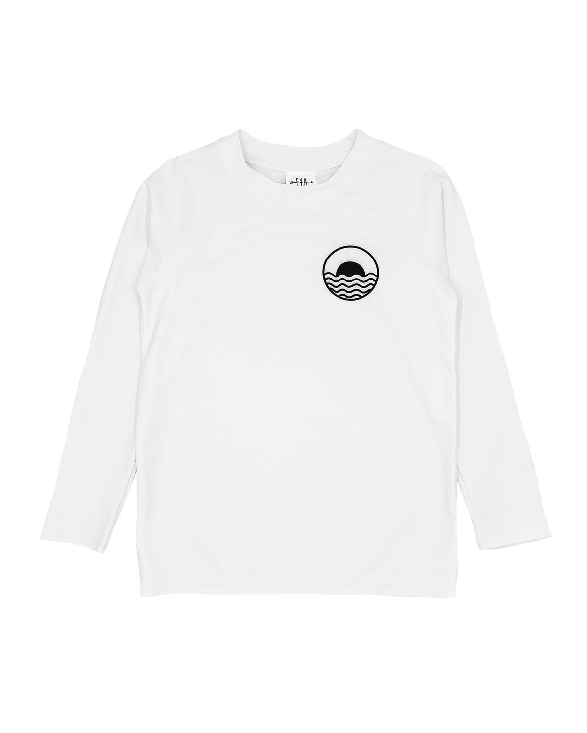 FEATHER 4 ARROW ICON L/S RASHGUARD WHITE