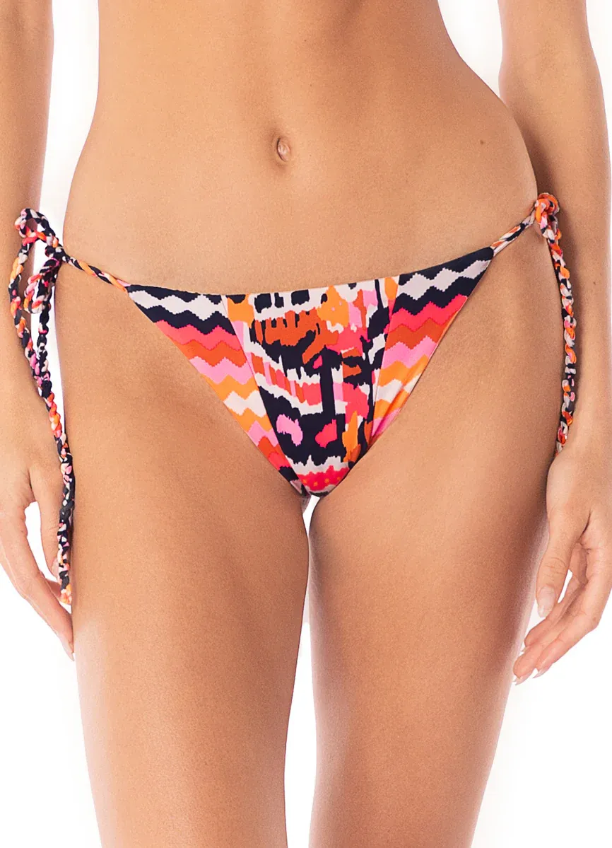 MAAJI PRISM CAT SUNNING BIKINI BOTTOM BRIGHT PINK