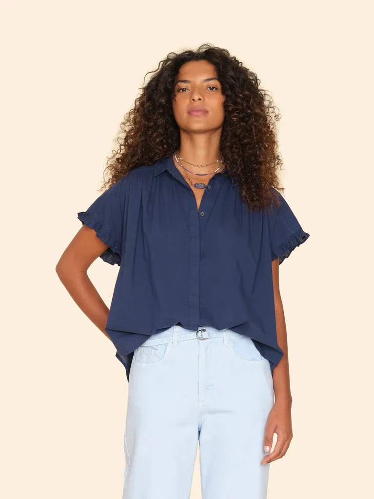 Xirena Noah Shirt Navy