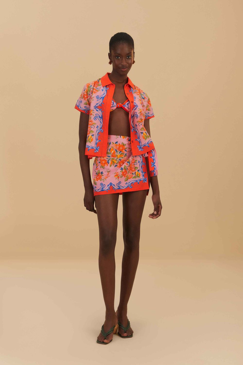 FARM RIO SICILY MINI SKIRT