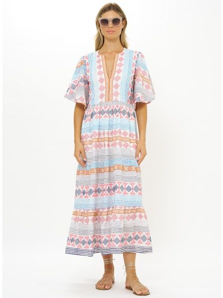 Oliphant Flirty V-Neck Maxi Casablanca