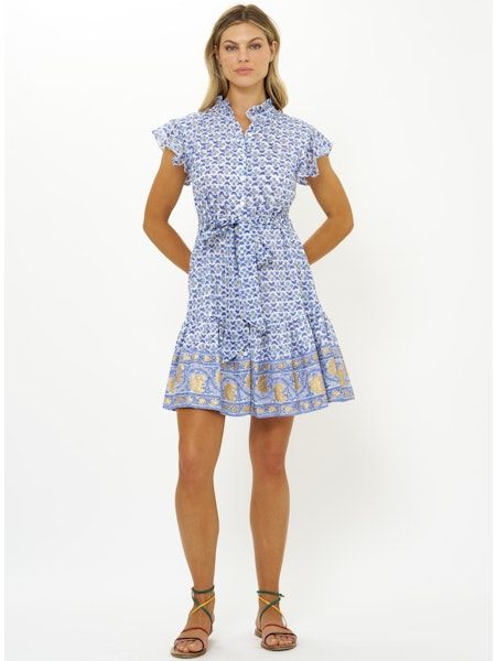 Oliphant Ruffle Collar Button Mini Veranda