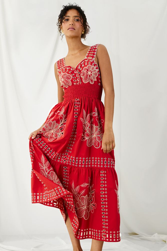 RAILS FAWN DRESS TERRACOTTA