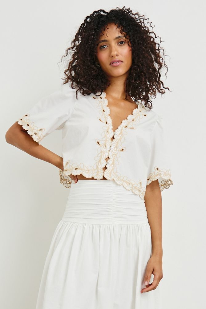 RAILS TOP CATALUNA WHITE