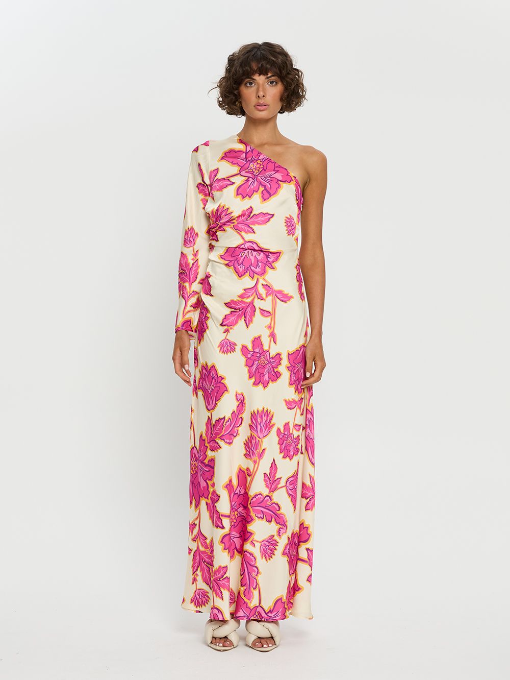 Kivari Rhia One Sleeve Maxi Dress
