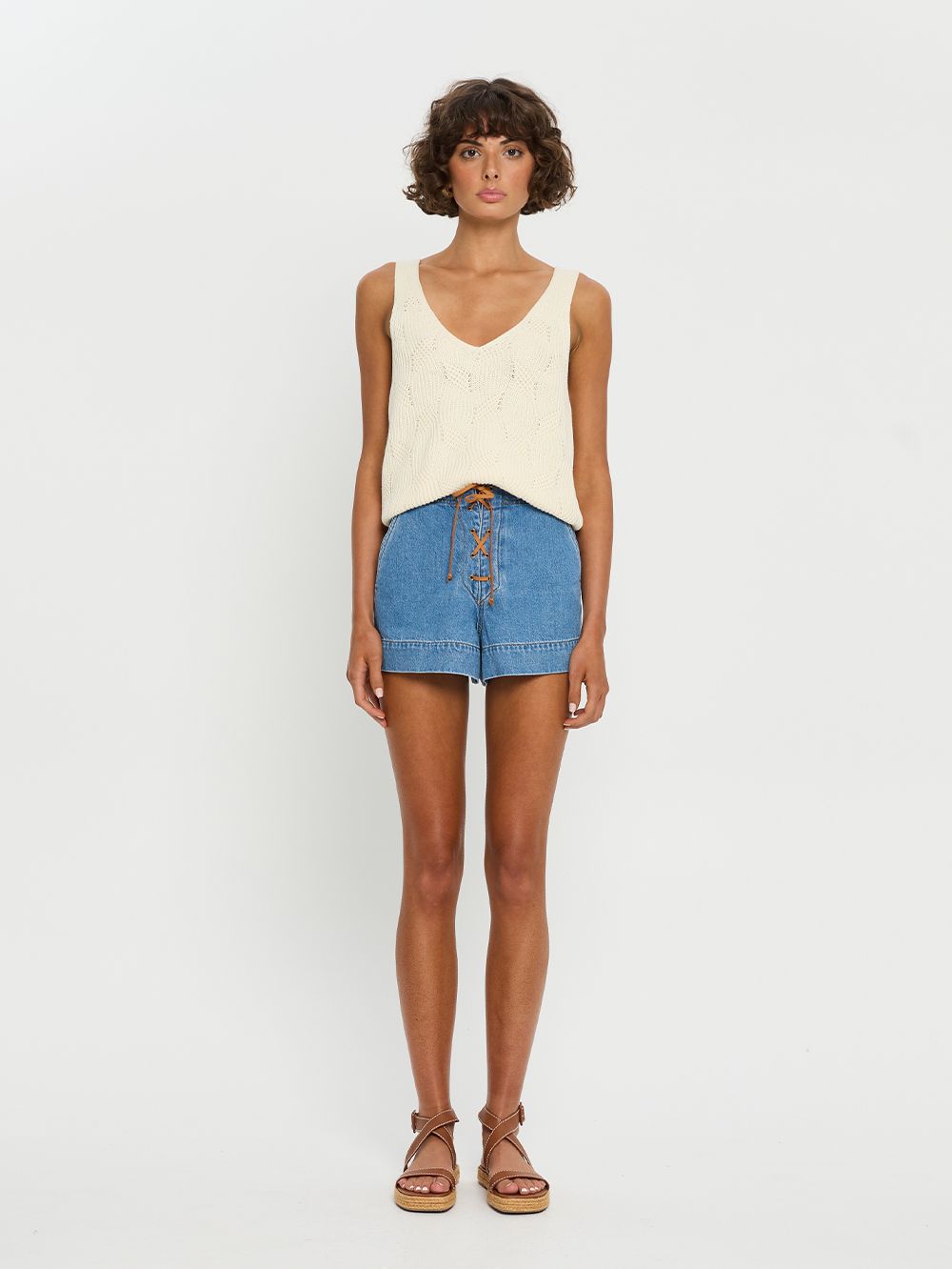 Kivari Aloe Knit Cami natural