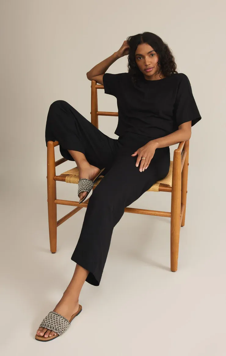Z SUPPLY Scout Textured Slub Pant Black
