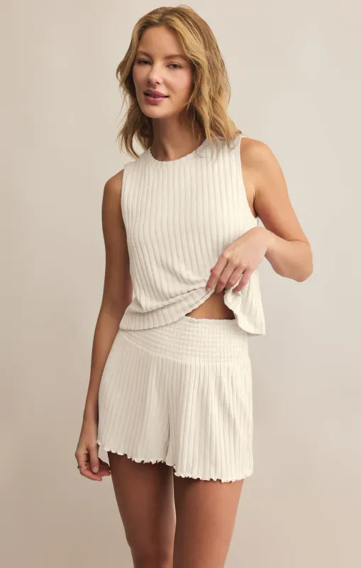 Z Supply Sloane Rib Tank Bone