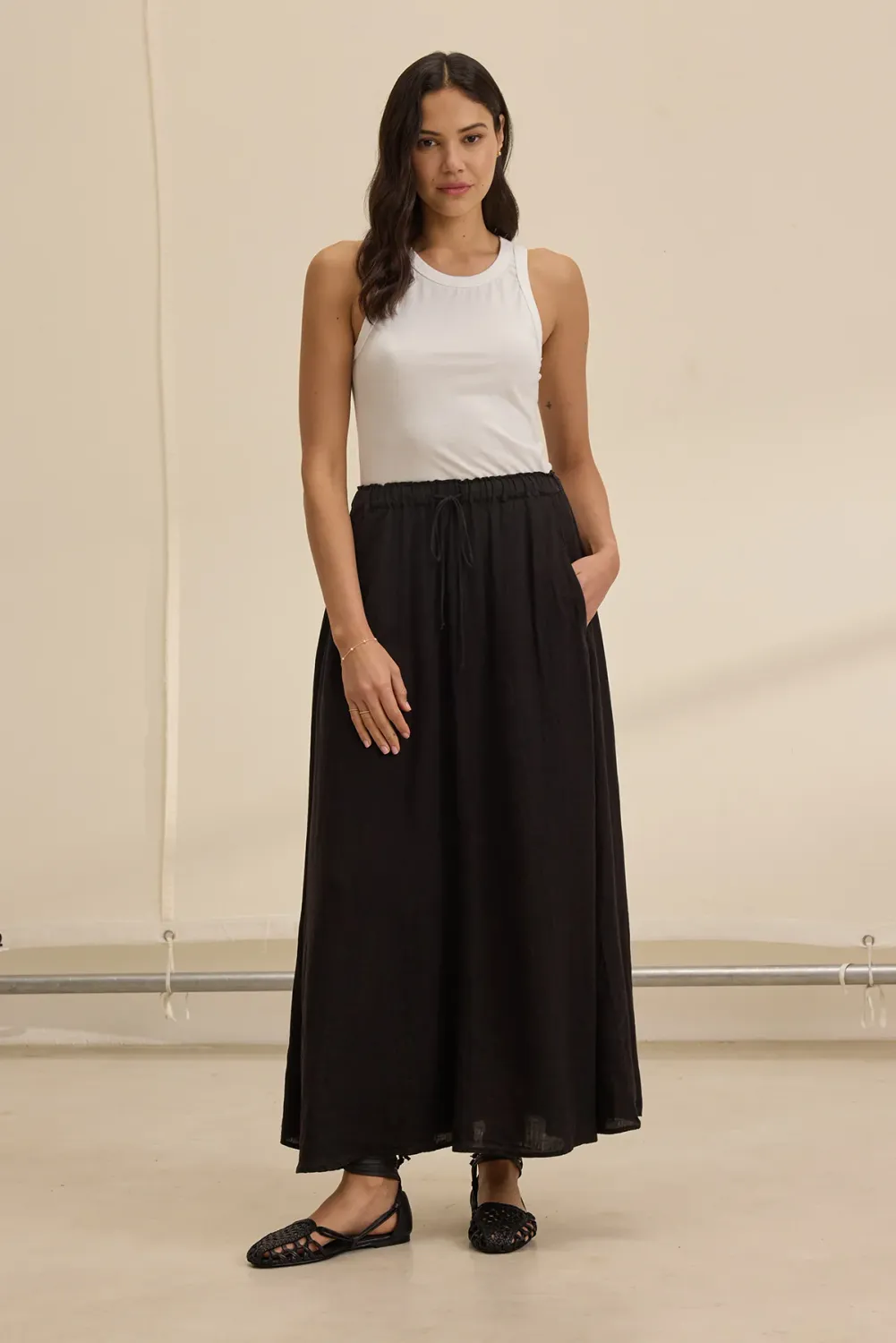 Velvet MEMPHIS SKIRT BLACK