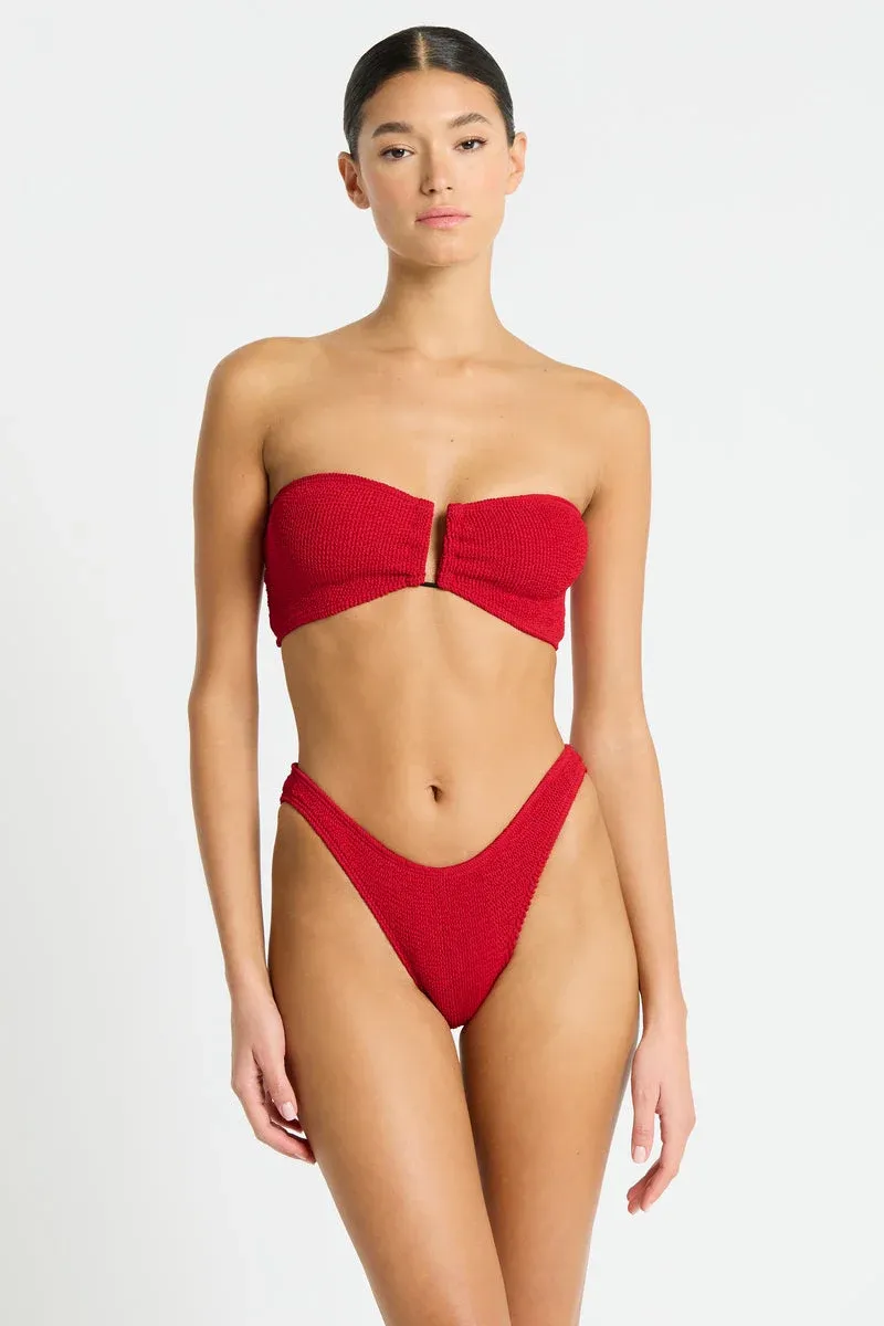 Bond Eye sign brief baywatch red eco