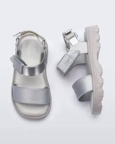MELISSA KICK OFF SANDAL KIDS SILVER