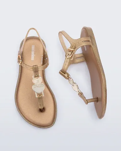 MINI MELISSA SOLAR KIDS  GLITTER/GOLD