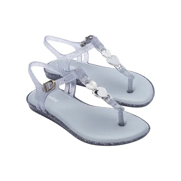 MINI MELISSA SOLAR KIDS  GLITTER CLEAR/BLUE