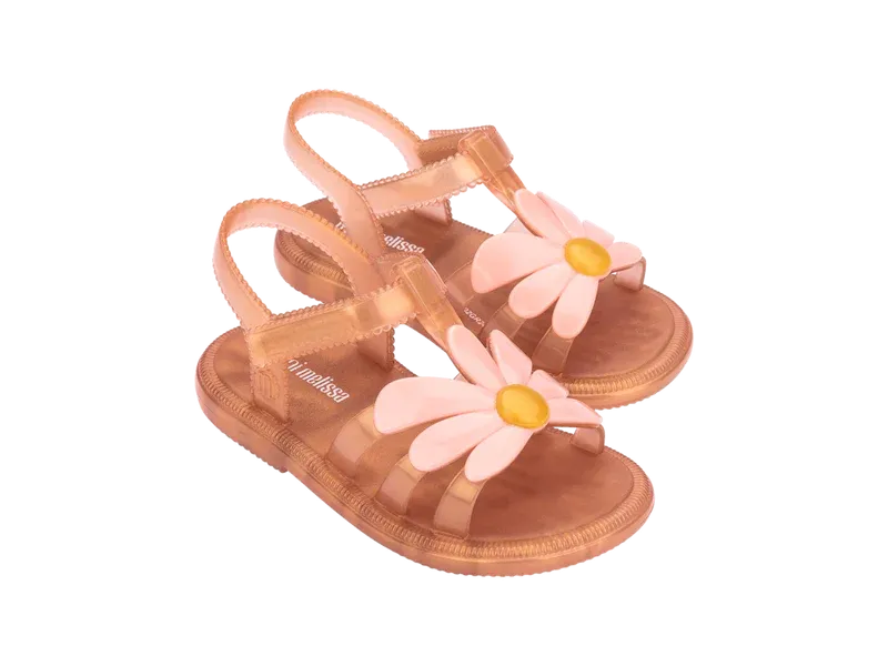 MINI MELISSA HIP BLOOMY BABY  PEARLISH BROWN/PINK