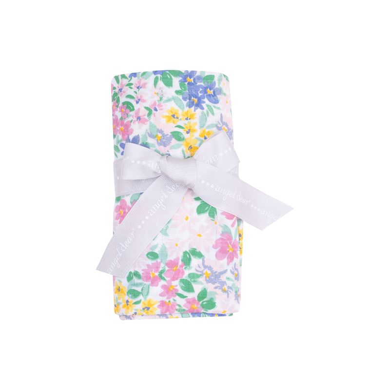 Angel Dear Emma Floral Swaddle Blanket