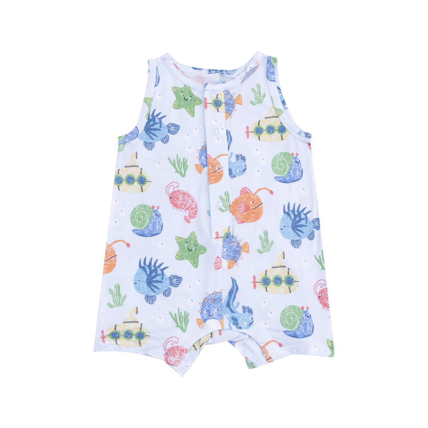 Angel Dear Cute Ocean Creatures Polo Shortie