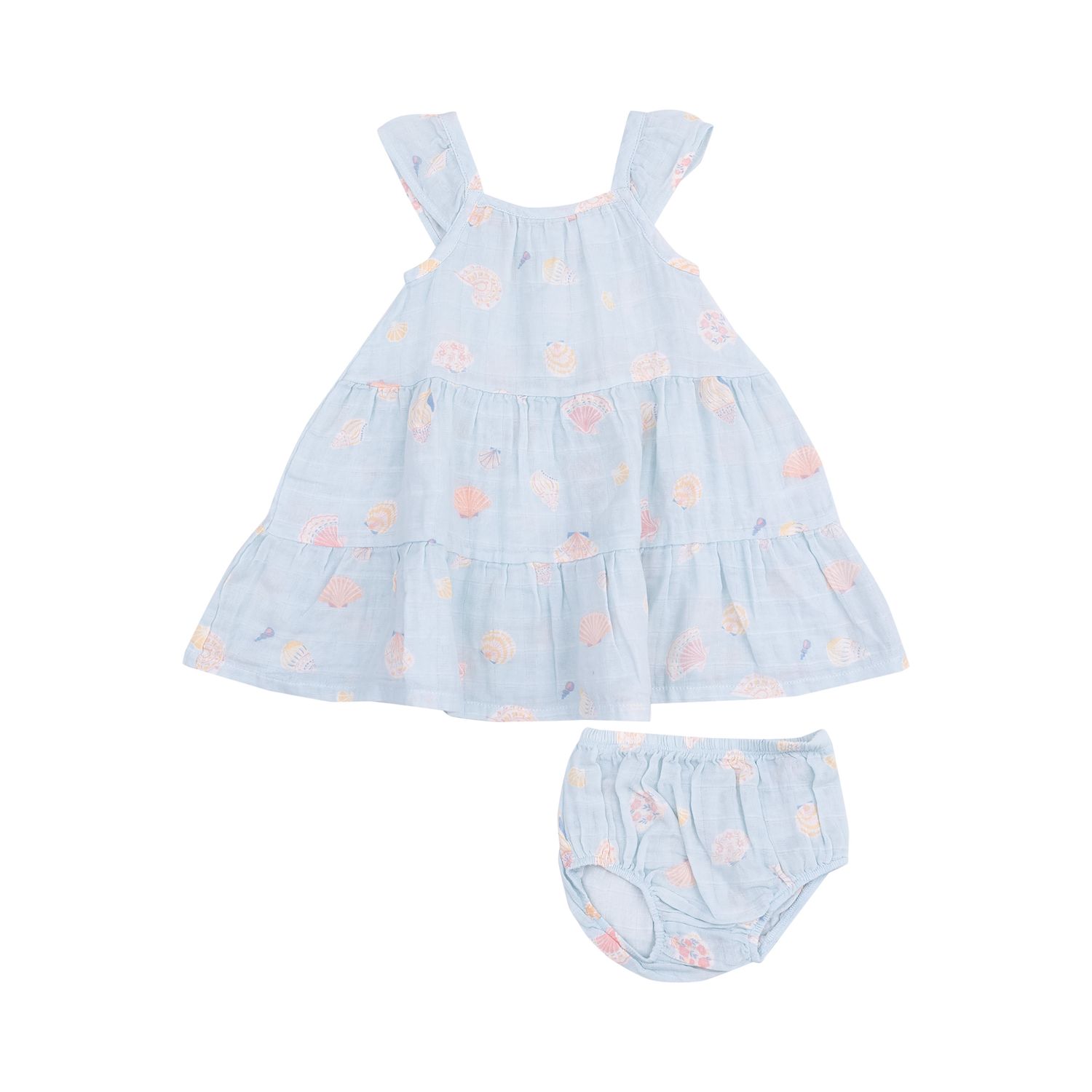 Angel Dear Pretty Seashells Twirly Sundress