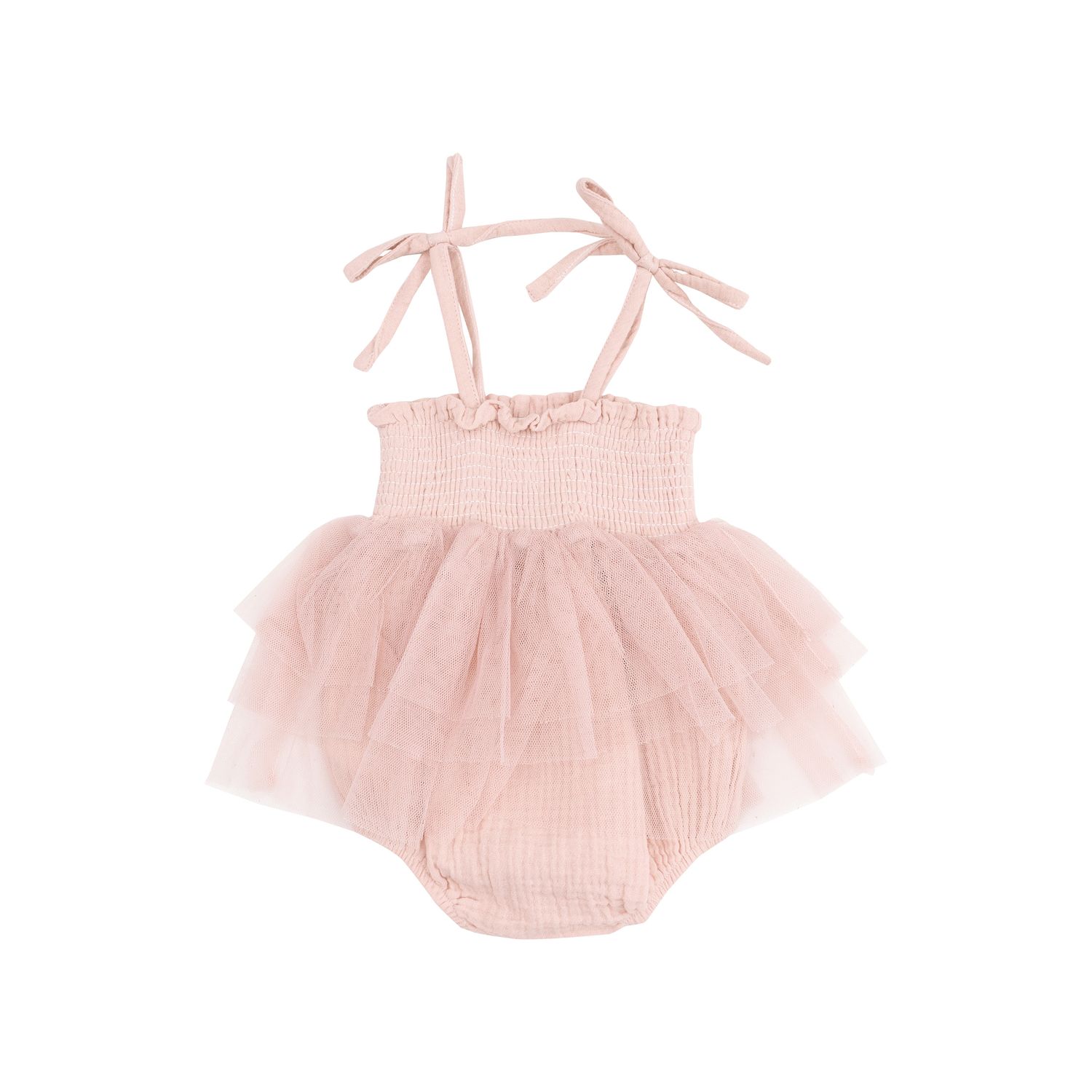 Angel Dear Solid Muslin Rose Smoke Tutu Bubble