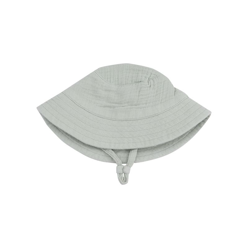 Angel Dear Solid Muslin Desert Green Bucket Hat
