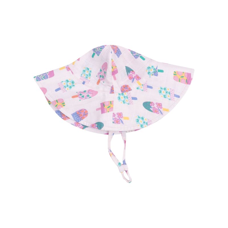 Angel Dear Floral Popsicles Wide Brim Sunhat