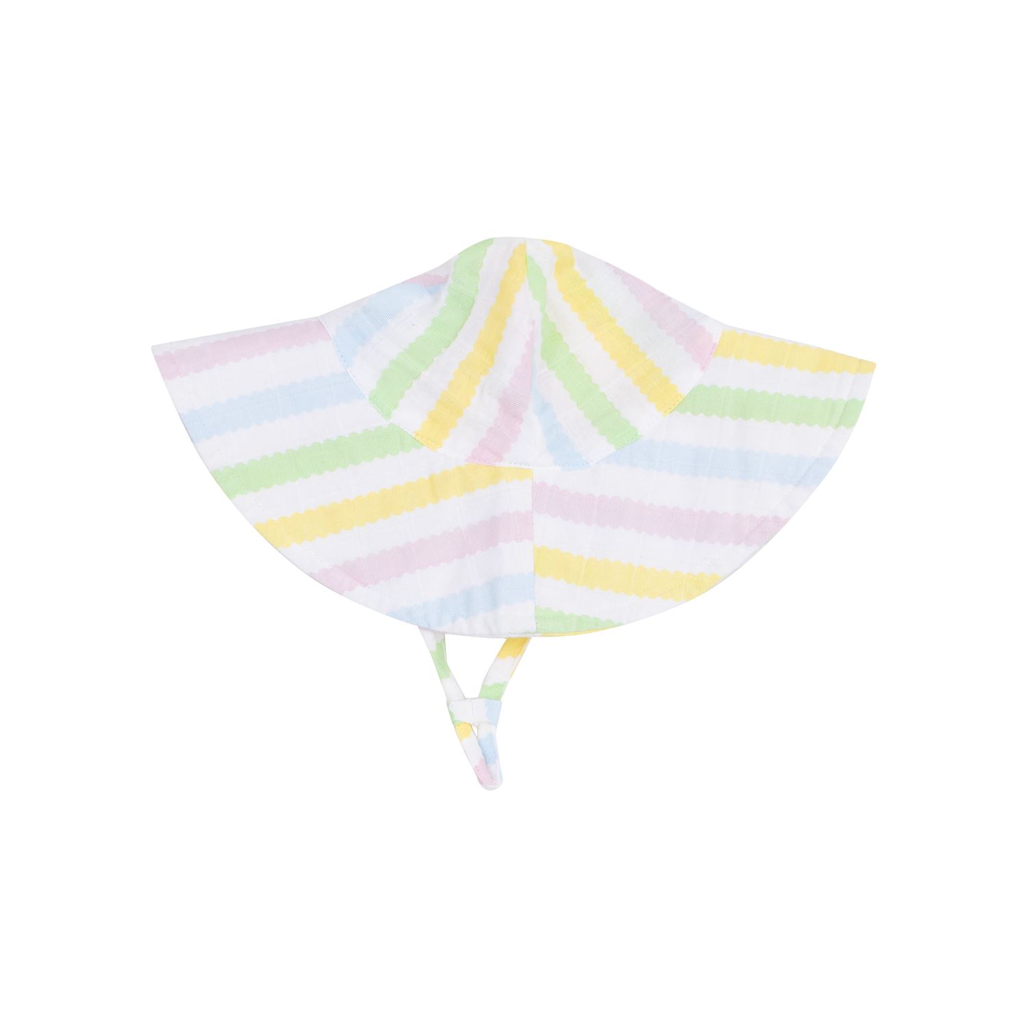 Angel Dear Ric Rac Stripe Wide Brim Sunhat