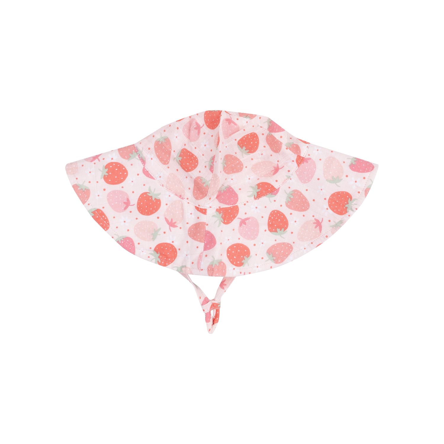 Angel Dear Strawberry Bliss Wide Brim Sunhat