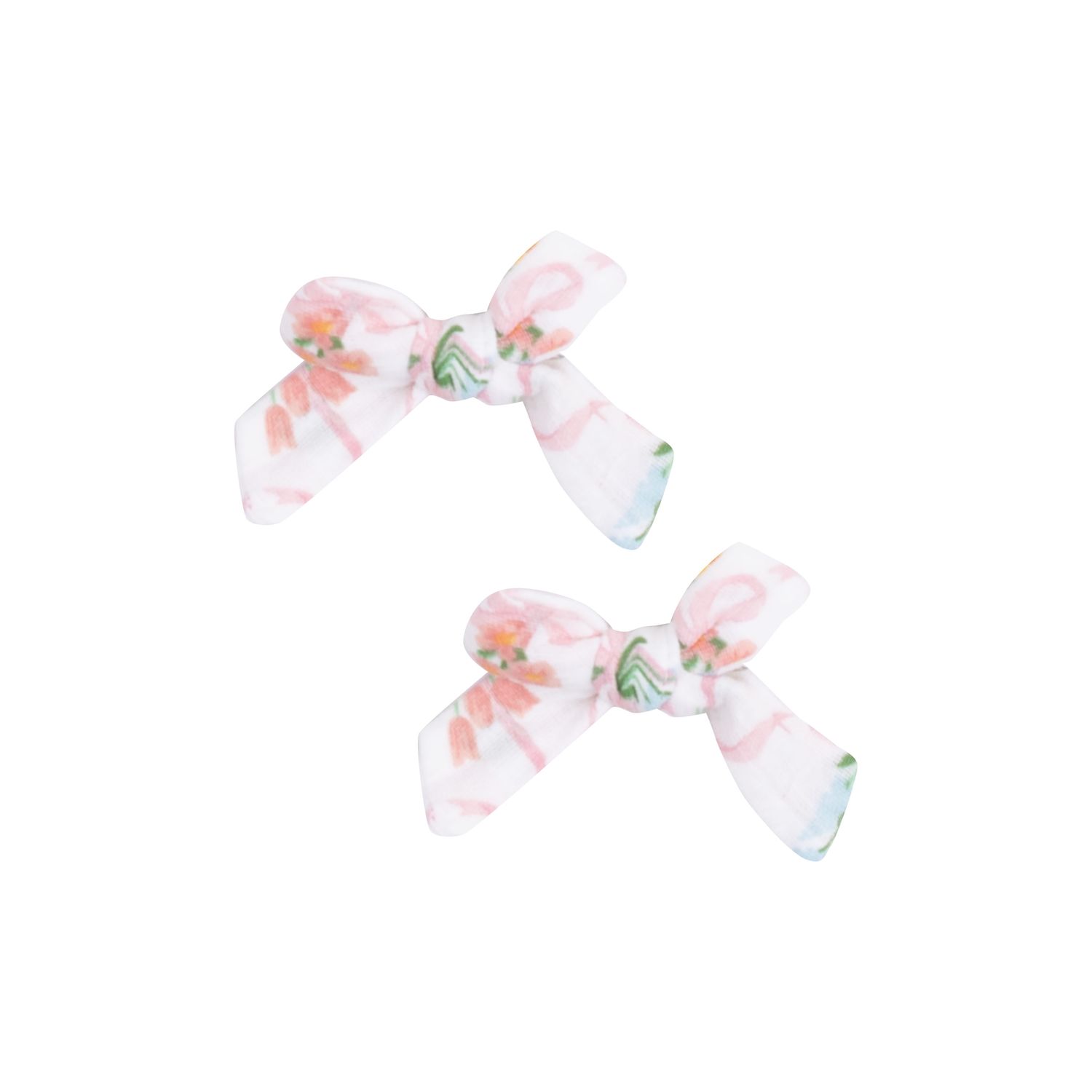 Angel Dear Ribbon Bouquets 2Pack HairBow W/Clip
