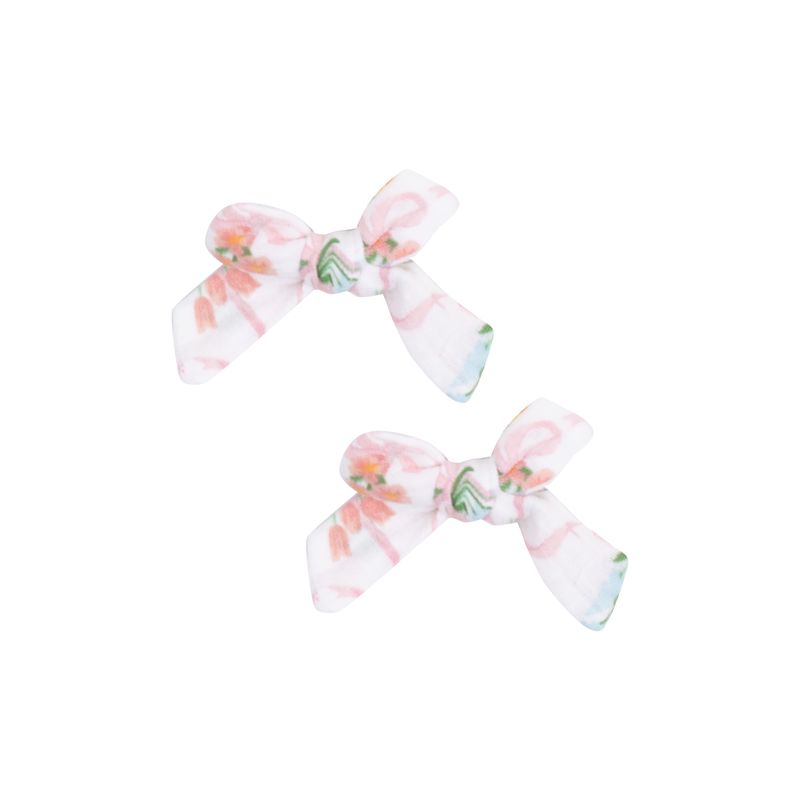 Angel Dear Ribbon Bouquets 2Pack HairBow W/Clip
