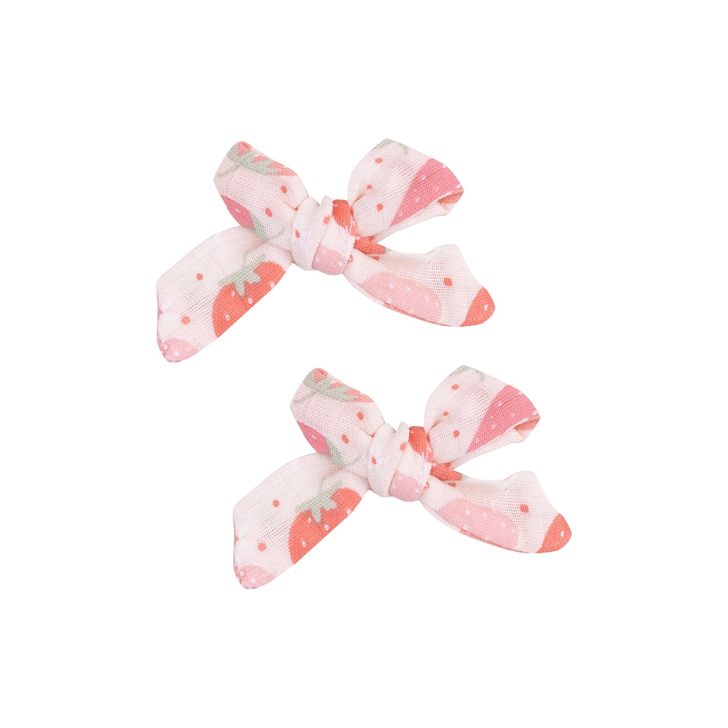Angel Dear Strawberry Bliss 2Pack HairBow W/Clip