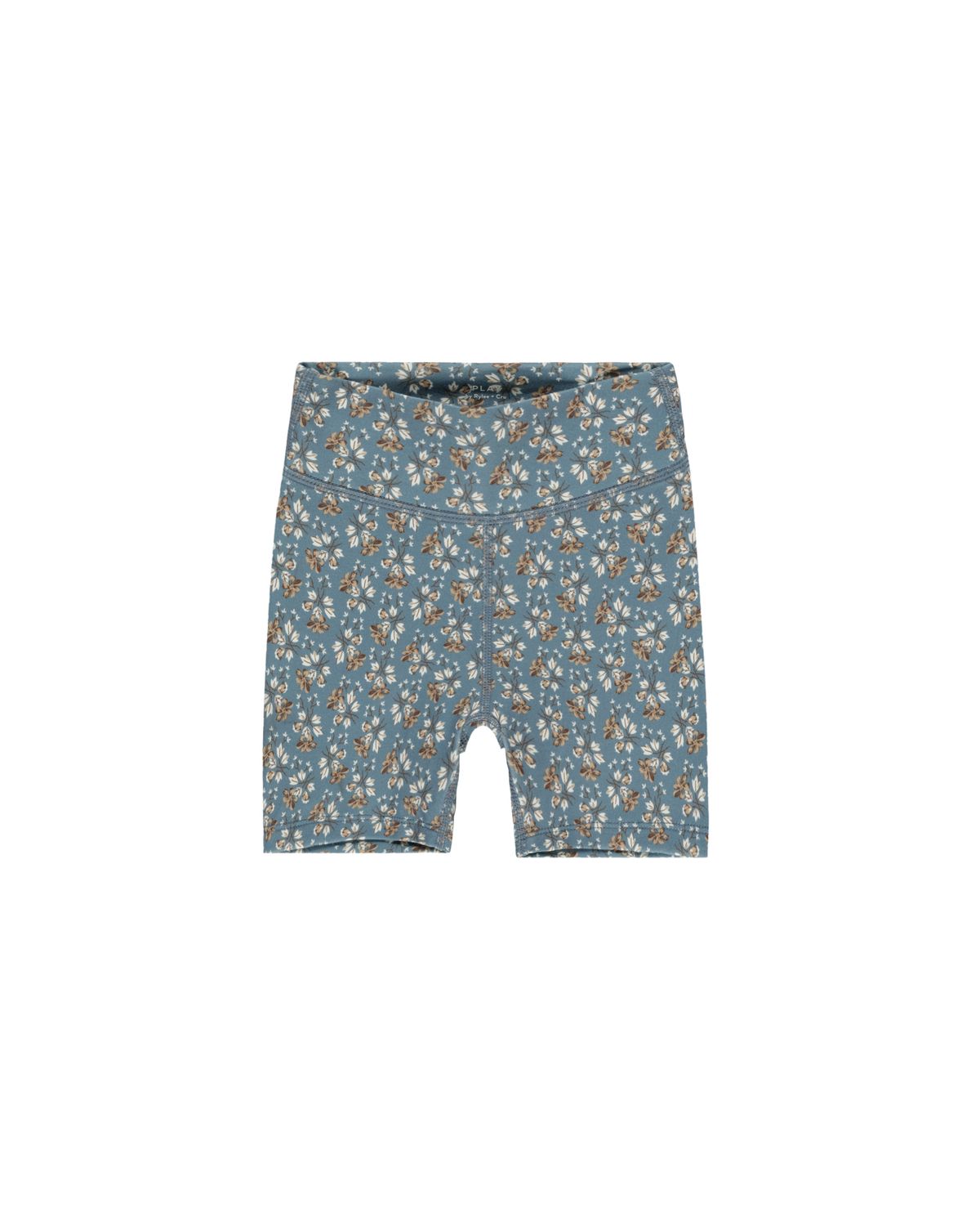 RYLEE &amp; CRU BIKE SHORT || BLUE FLORAL