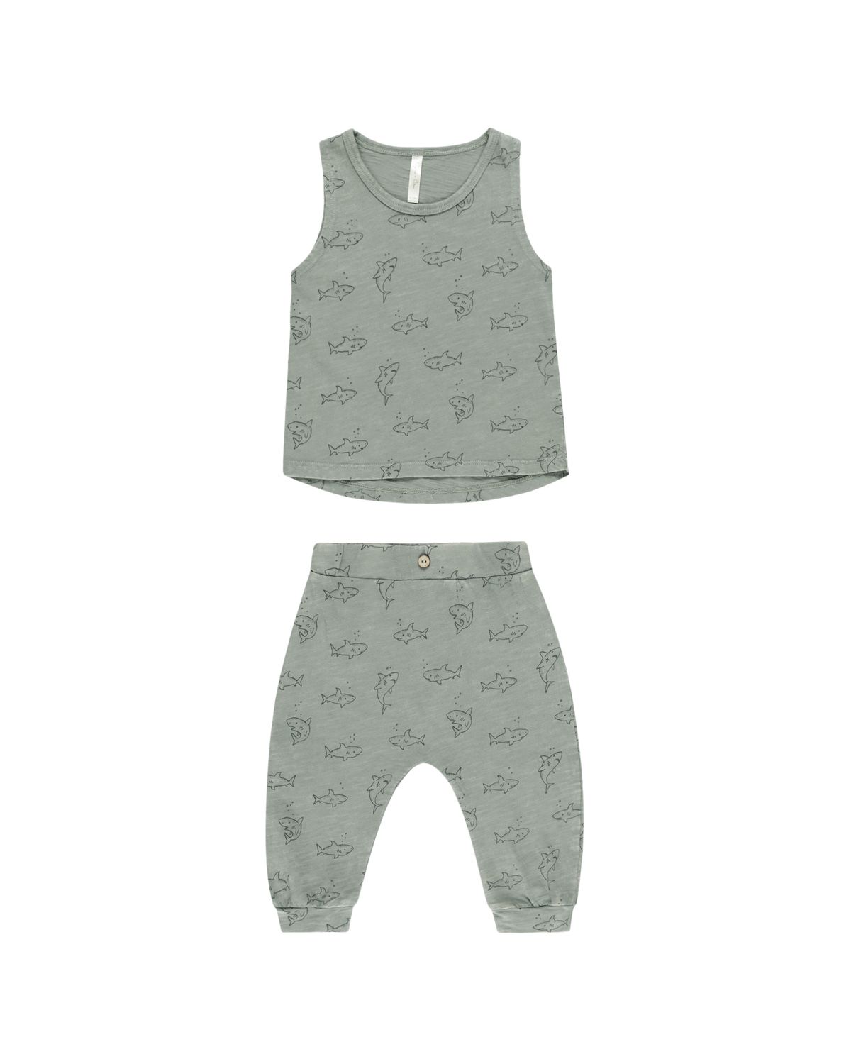 RYLEE &amp; CRU TANK + SLOUCH PANT SET || SHARKS