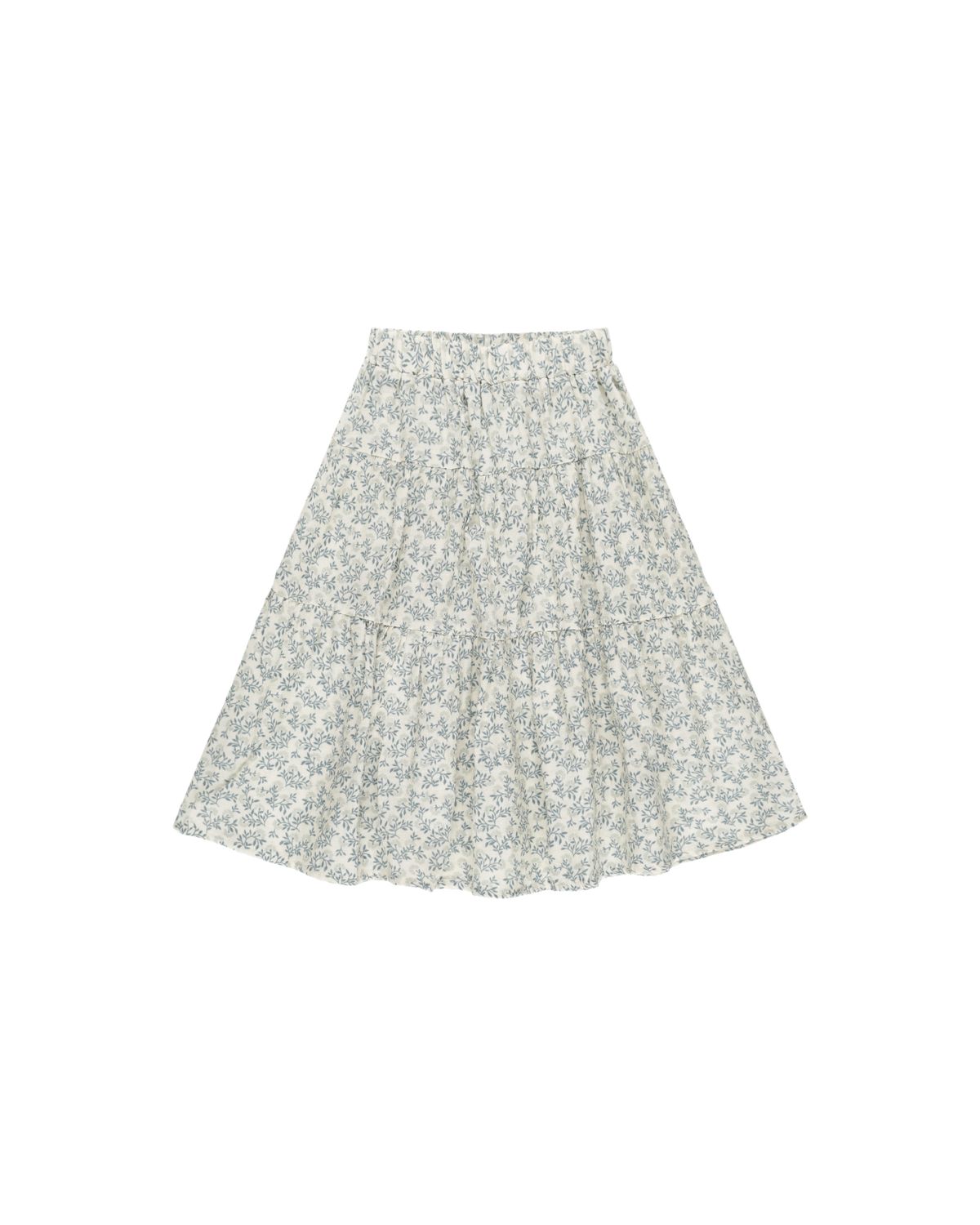 RYLEE &amp; CRU TIERED MIDI SKIRT || BLOSSOM