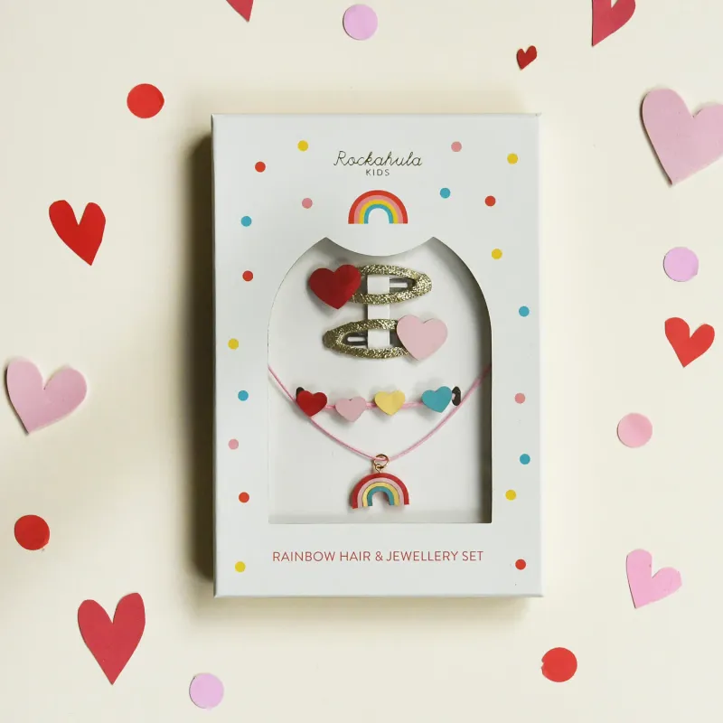 Rockahula Vintage Rainbow Hair &amp; Jewellery Set
