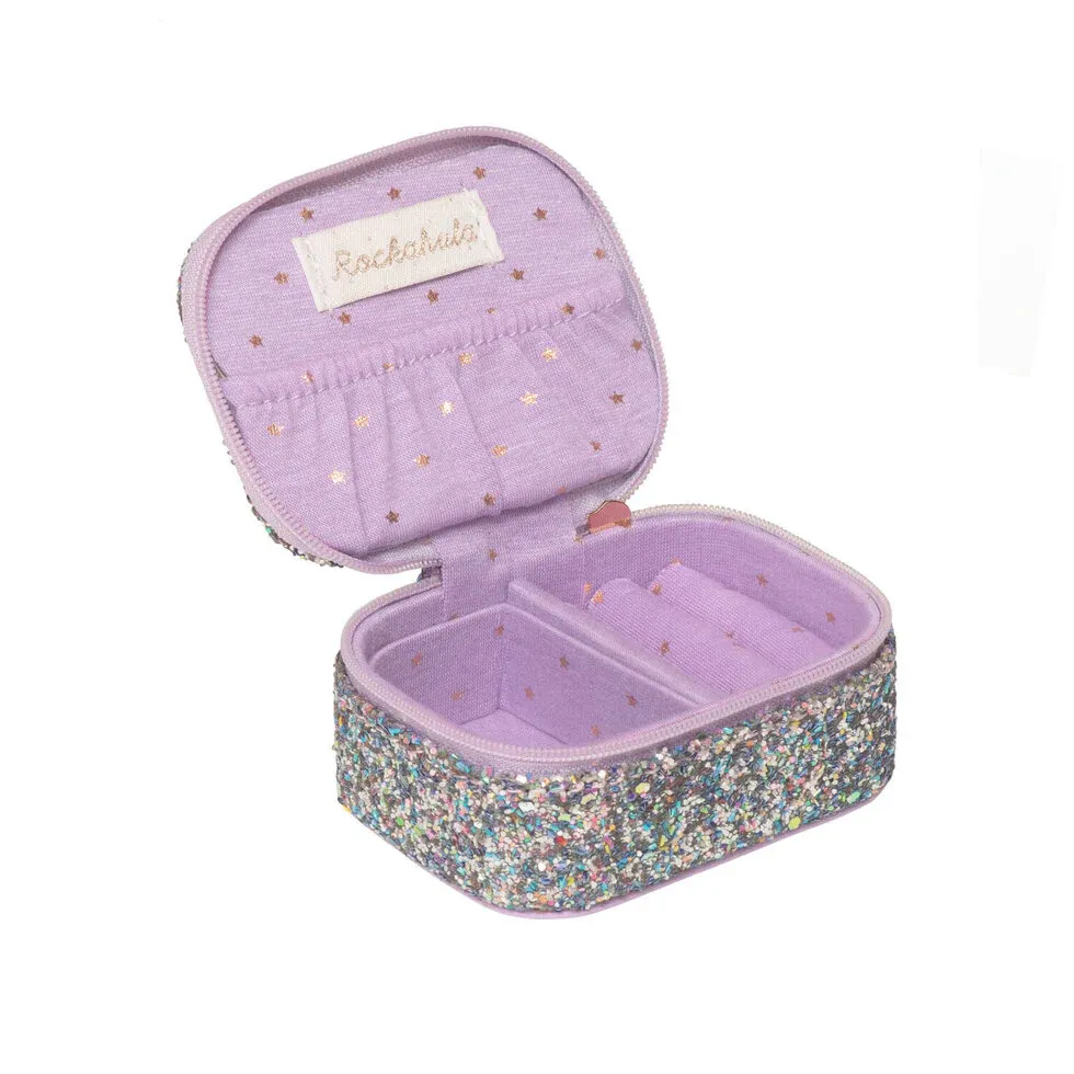 Rockahula Lilac Confetti Glitter Mini Jewellery Box