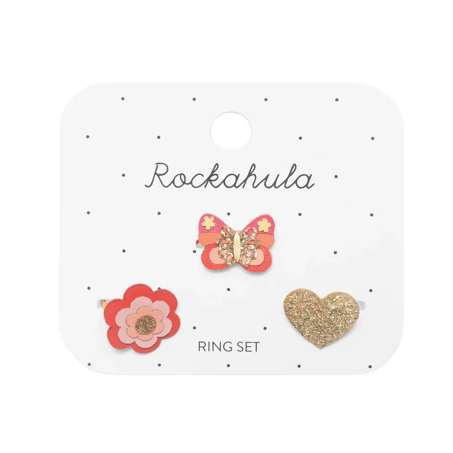 Rockahula Bella Butterfly Ring Set