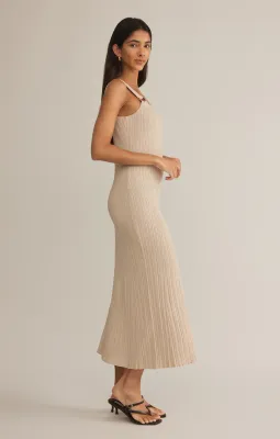 Z Supply Salinas Midi Dress Sandshell