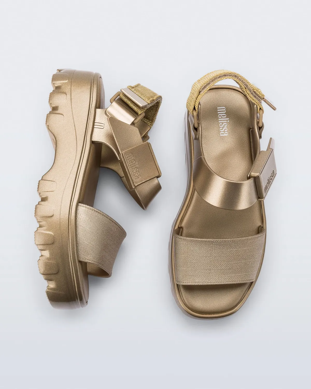 MELISSA KICK OFF SANDAL METALLIC  GOLD