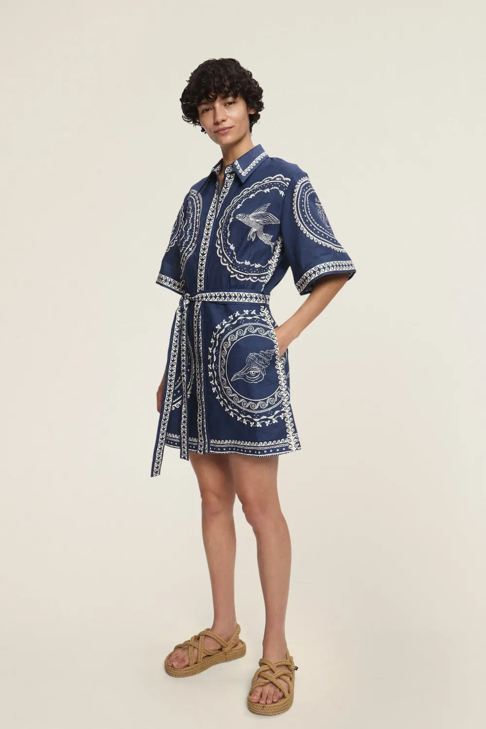 ALEMAIS OCEANE MINI DRESS
