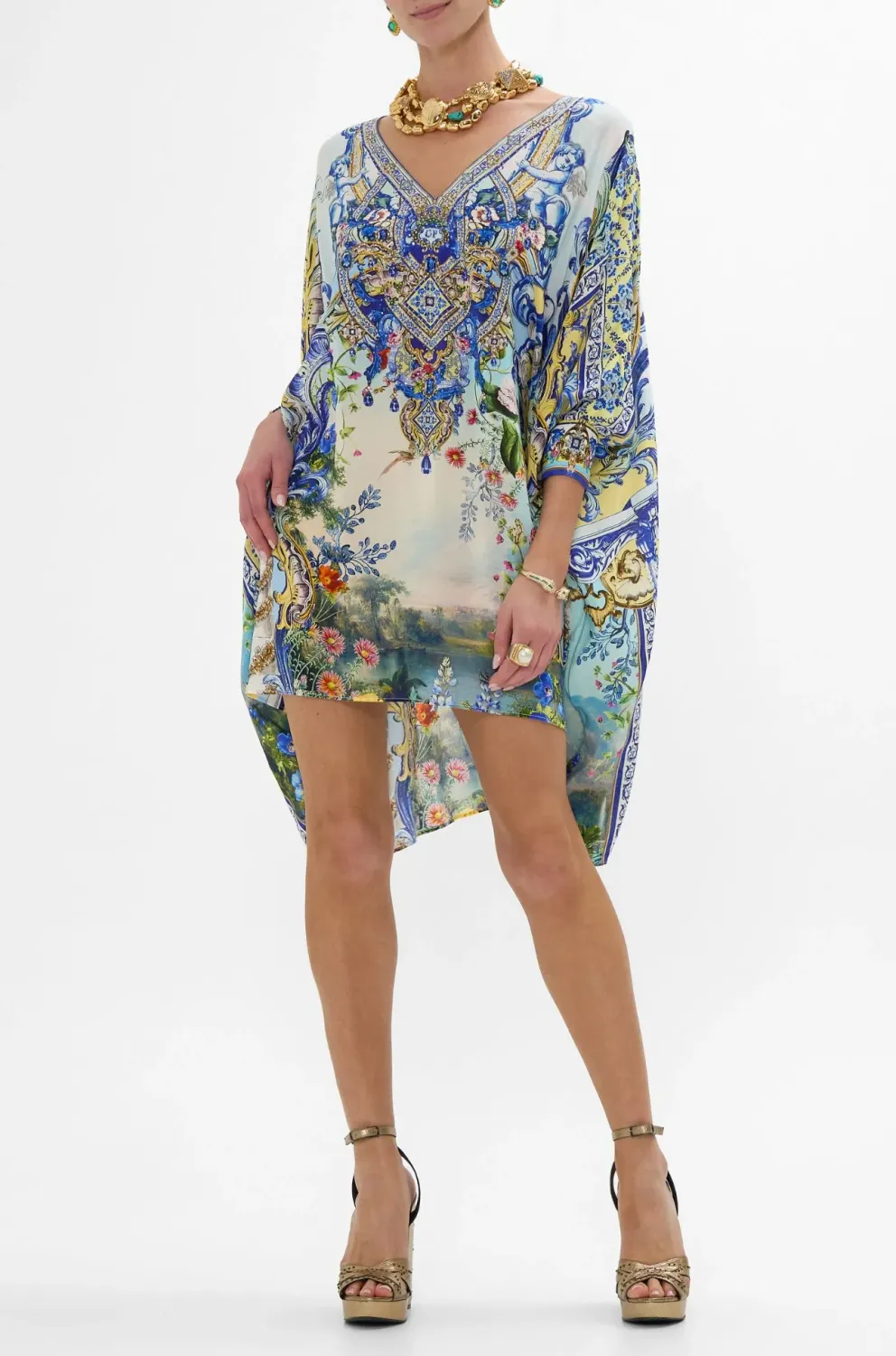 CAMILLA SHORT KAFTAN WITH CUFF WALL TO WALL WONDERS