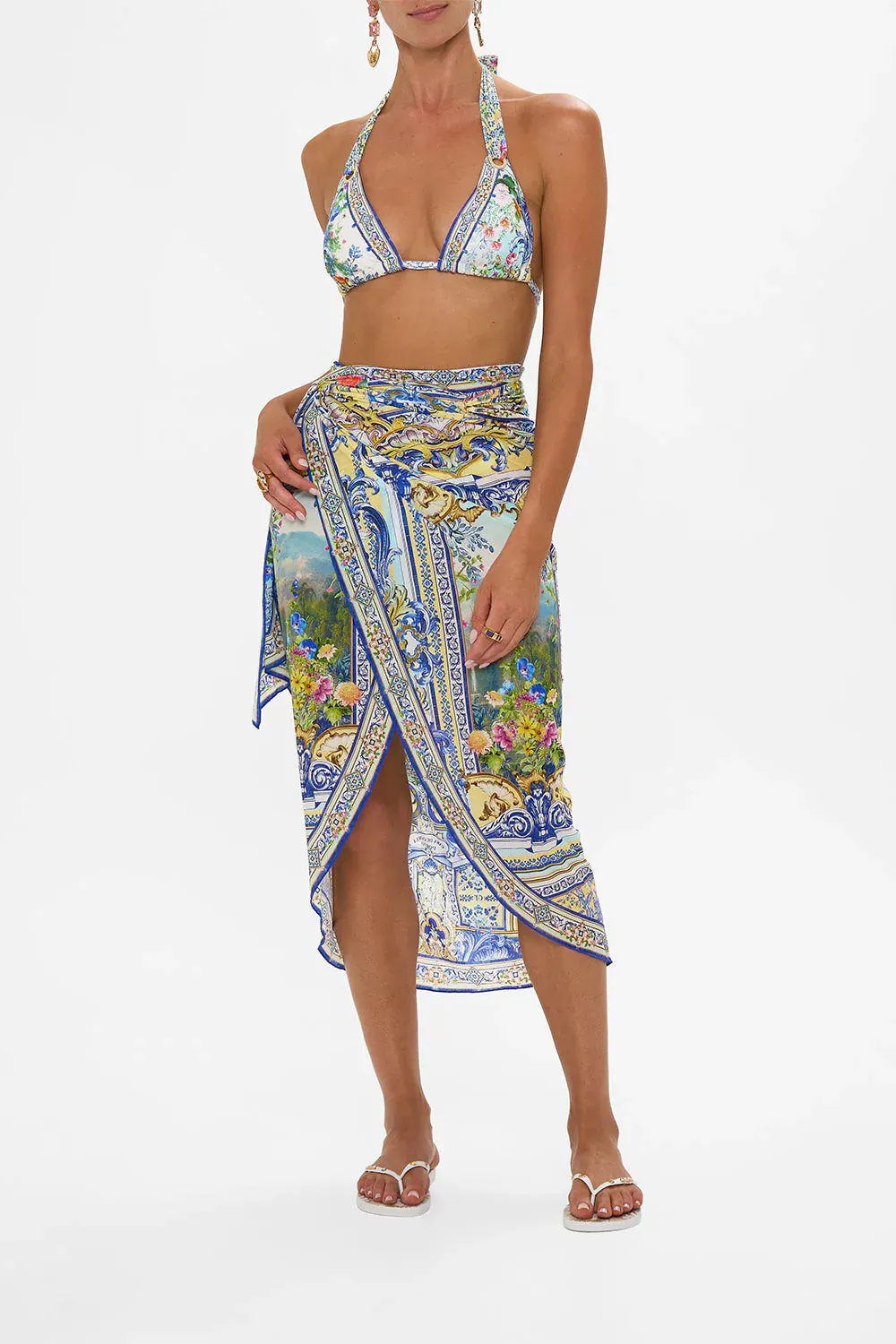 CAMILLA LONG EYELET SARONG WALL TO WALL WONDERS