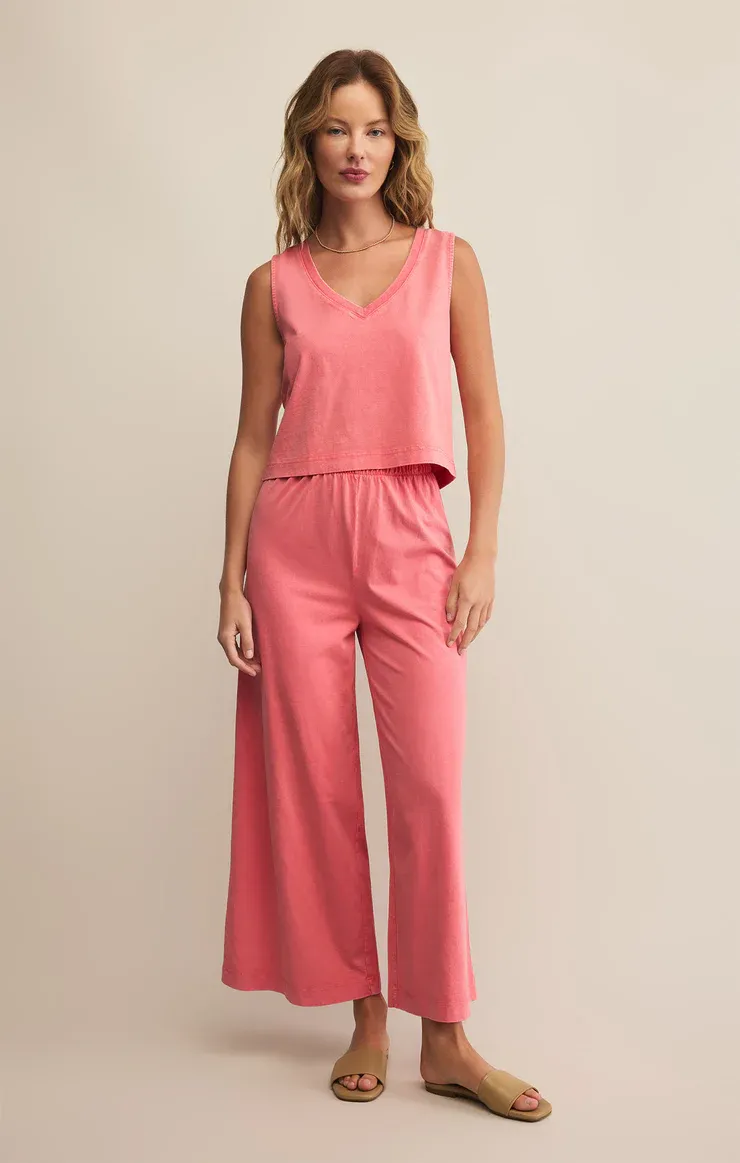 Z Supply Scout Jersey Pant Sunset Pink