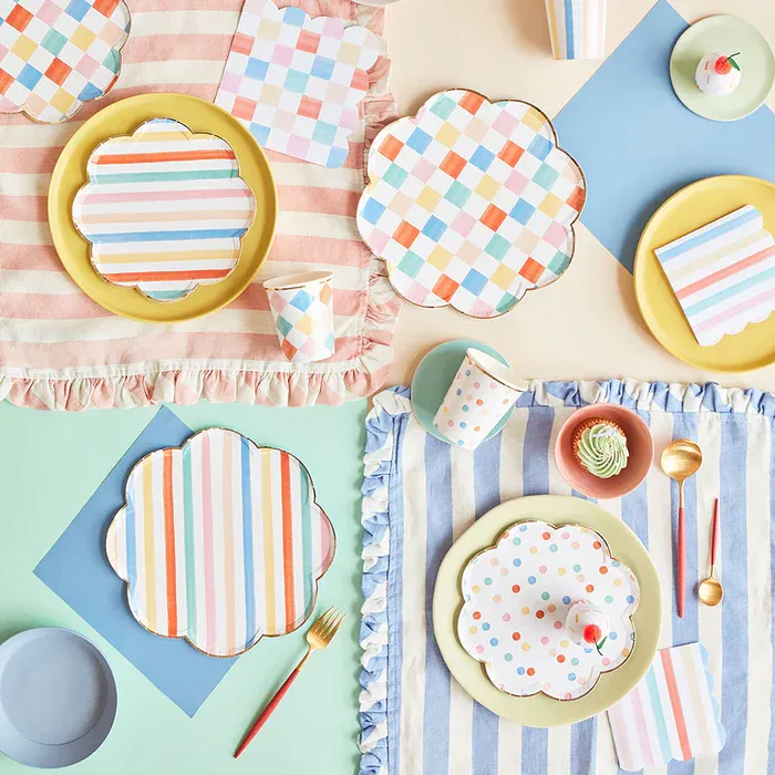 Meri Meri Colourful Pattern Large Napkins