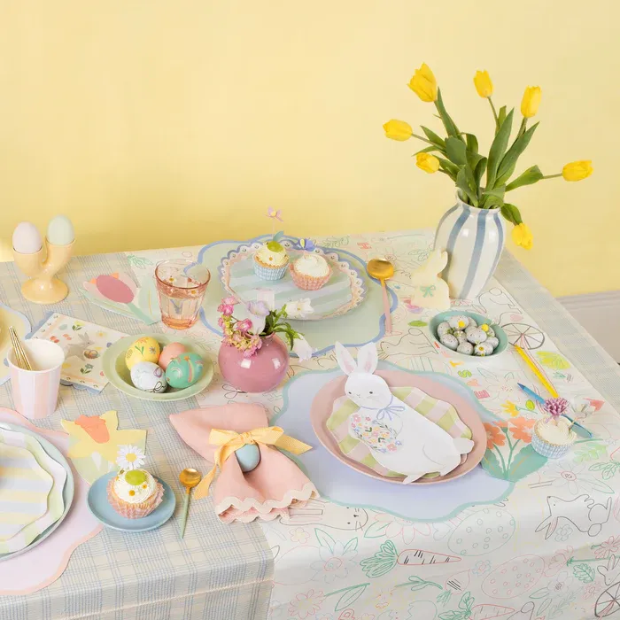 Meri Meri Wavy Round Paper Placemats